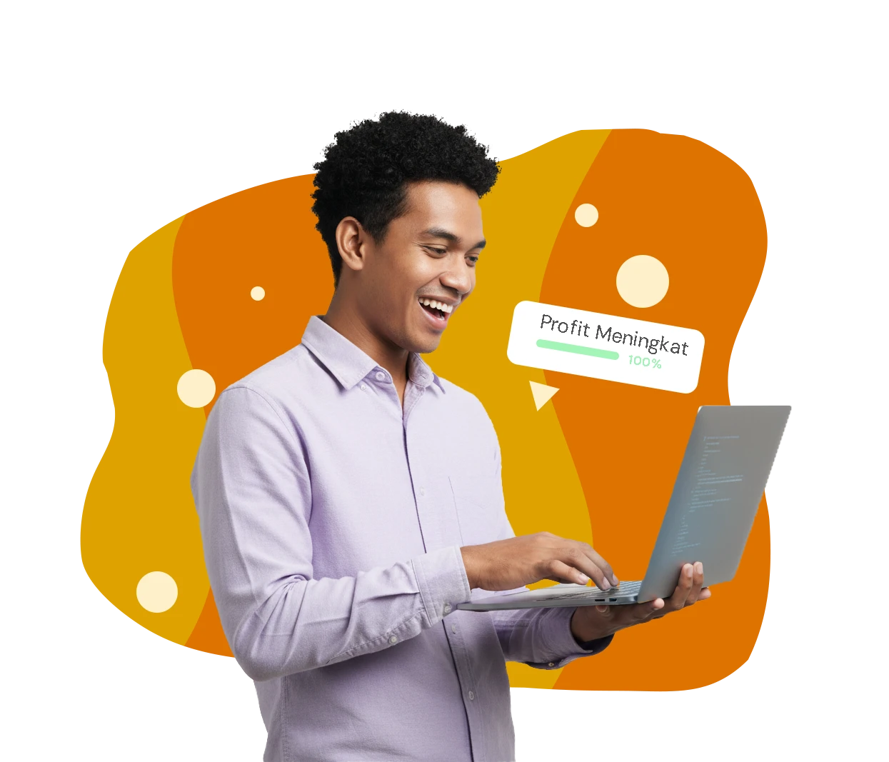 Pria Indonesia menawarkan jasa pembuatan website profesional